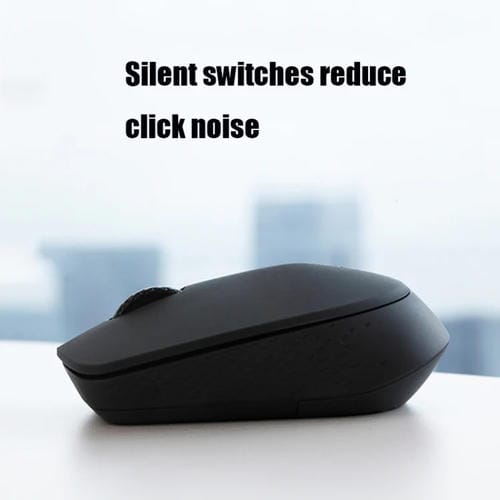 Ratón inalámbrico Rapoo M100G 2.4GHz 1300 DPI 3 botones Office Bluetooth (Gris oscuro)