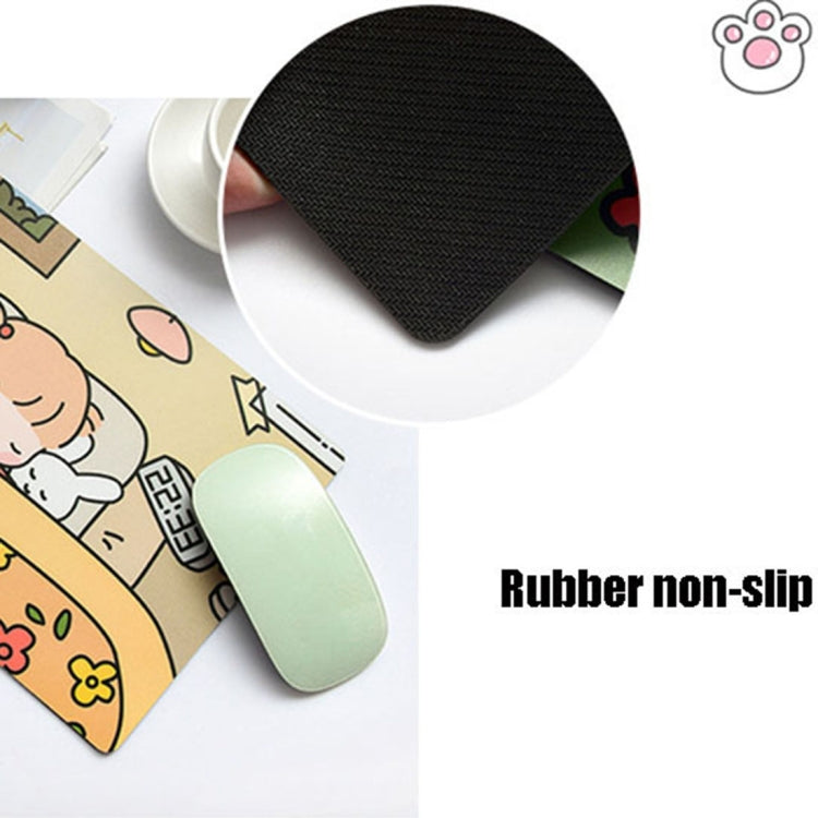 5 Pcs Mouse Pad Creativo Cartoon Conejo Niña para Laptop Estudiante (Sofá)
