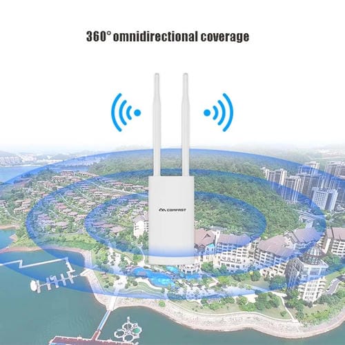 Enrutador AP Cobertura Inalámbrica Alta Potencia para Exteriores Comfast Ew72 1200 Mbps (Enchufe de EE.UU)
