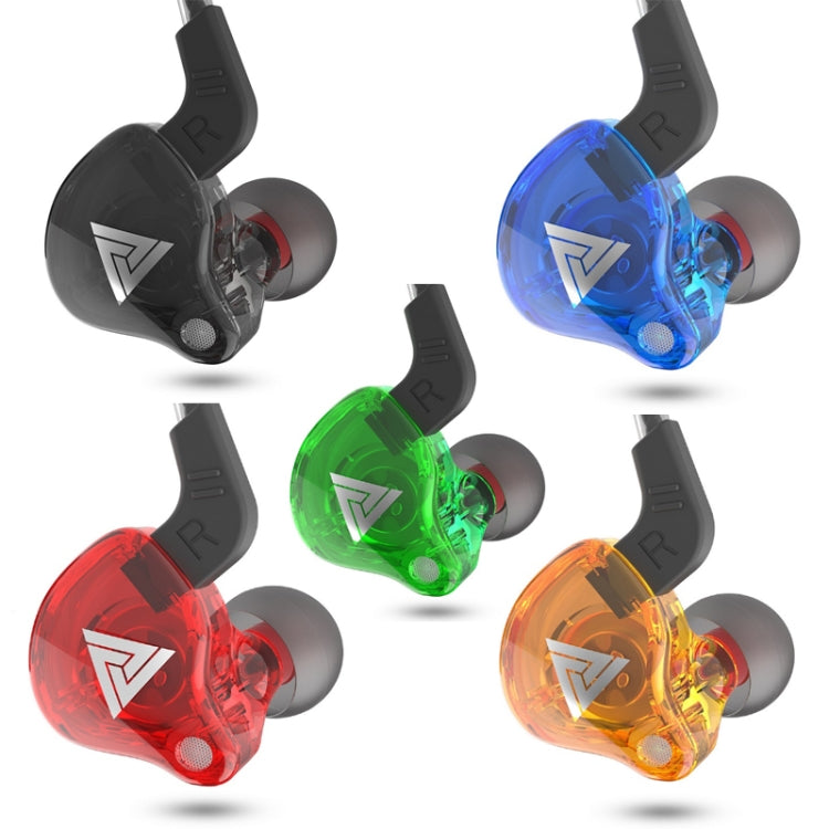 Auriculares In-Ear Qkz Ak6 Cableado Subwoofers Deportivos (Negro) 2 Pcs