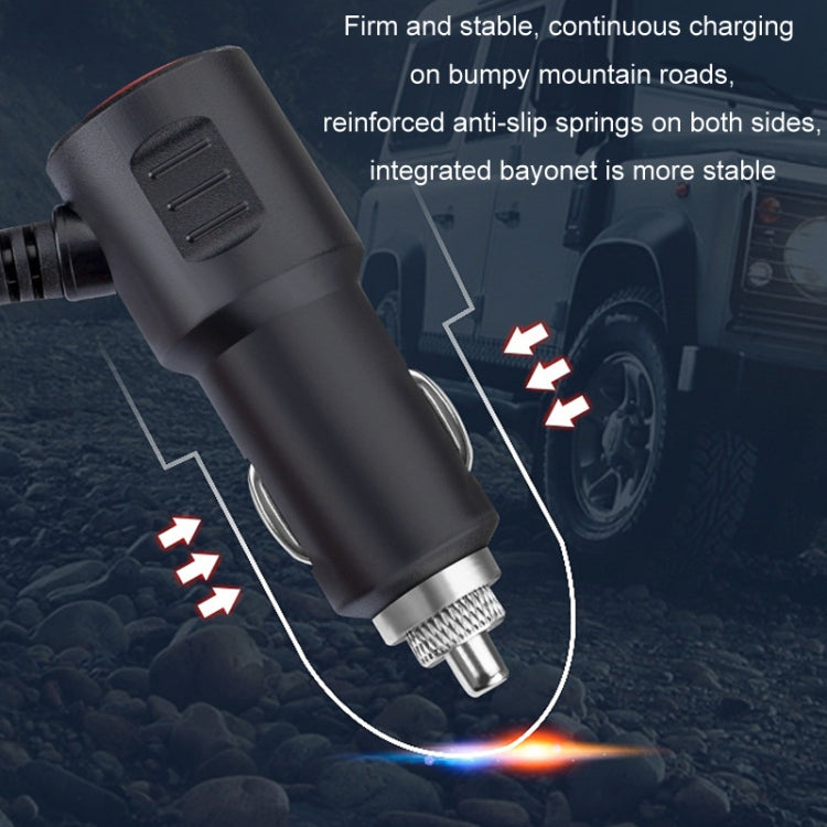 1 A 4 Q3.0 Encendedor De Cigarrillos Para Automóvil Carga Rápida Enchufe De Conversión Para Automóvil De 120 W (By-1369) - MOVILSTORE