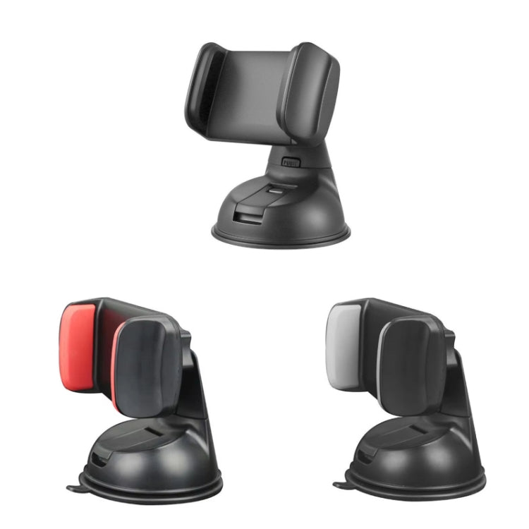 Soporte de Navegación para Coche, Soporte de Teléfono Móvil con Ventosa para Escritorio, para Salpicadero (Todo Negro)
