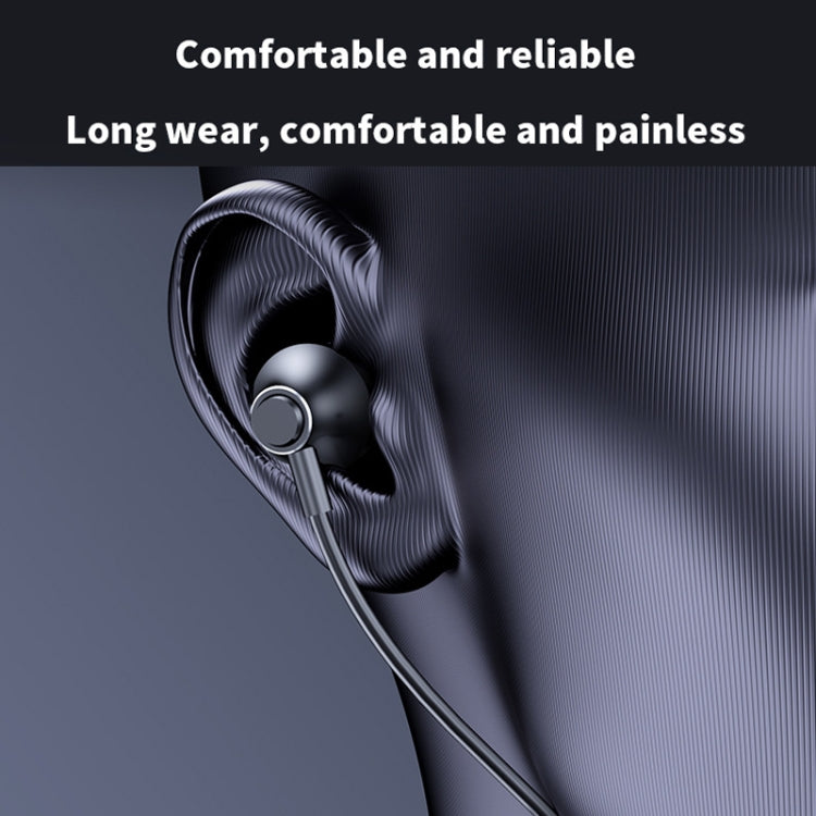 Auriculares Bluetooth M518P Para Correr Colgantes Cuello Modo Espera Prolongado (Azul)