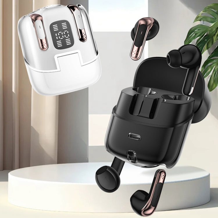 Auriculares Estéreo Bilaterales Intraaurales Inalámbricos Bluetooth J17 (Blanco)