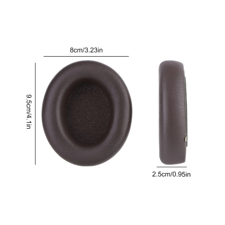 Protectores de Piel para Auriculares Beats Studio Pro con Esponja (Negro)