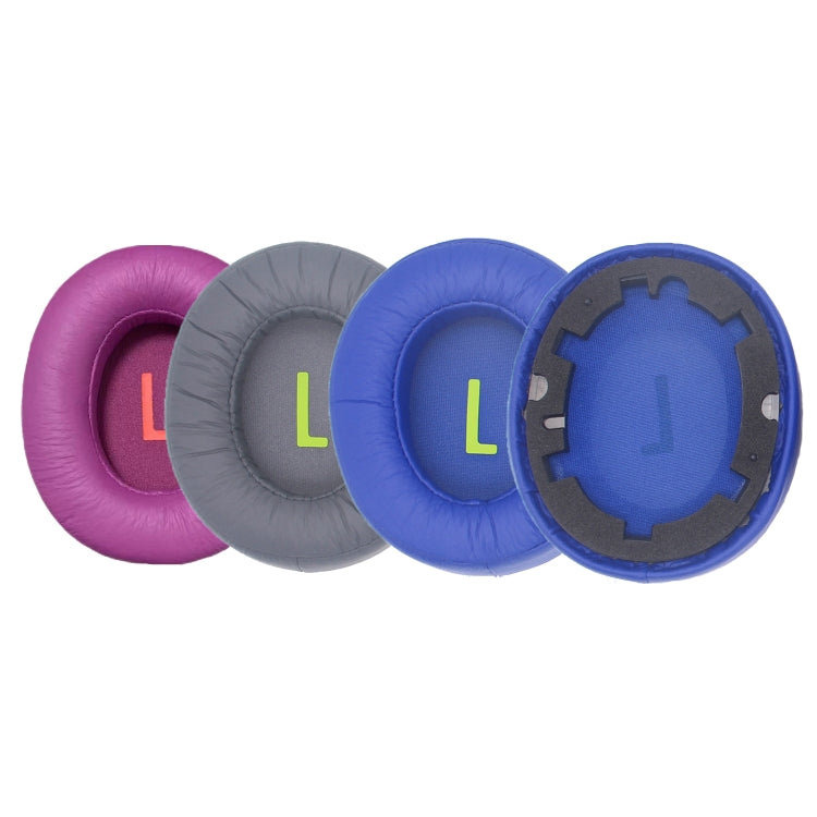 Protectores de Oídos esponja cuero para Auriculares JBL Jr460Nc (Azul)