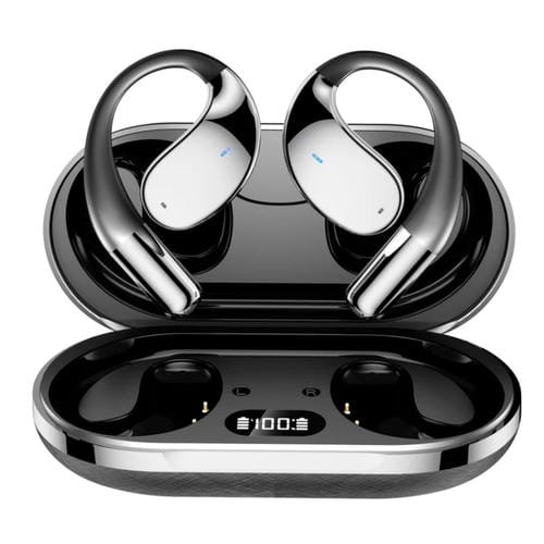 Auriculares inalámbricos deportivos abiertos Bluetooth Q39 (Negro)