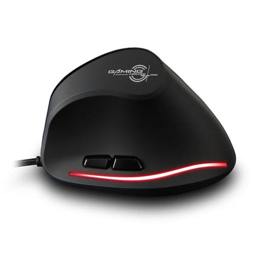Ratón Ergonómico con Cable Zelotes T20 para Computadora Portátil Agarre Vertical 6 Teclas (Negro)