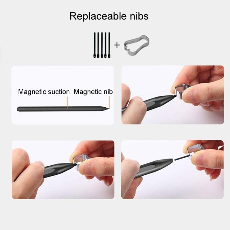 Lápiz Óptico EMR D-003 Sensible a la Presión 4096 + 5 Puntas de Fieltro + Clip para Bolígrafo