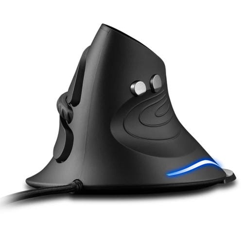 Ratón con Cable Ergonómico Desmontable Zelotes T30 con Agarre Vertical y 6 Teclas (Luz de Respiración de 7 Colores)