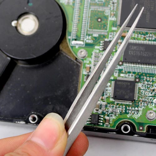 Pinzas de Precisión Proskit 1Pk-105T Punta Recta Acero Inoxidable Antimagnéticas 140mm