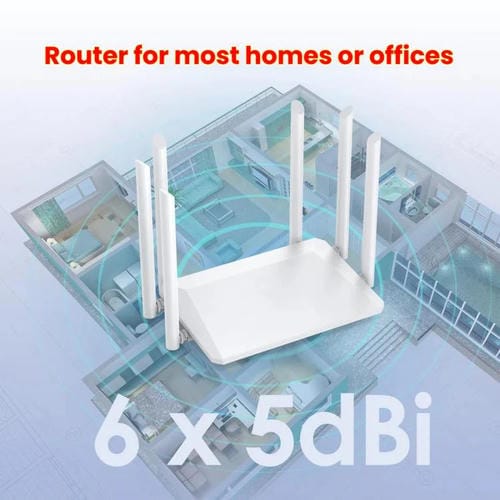Enrutador Inalámbrico Urant 300 Mbps Compatible con Acceso Telefónico Banda Ancha Punto de Acceso Antena 6x5 dB Enchufe Estadounidense