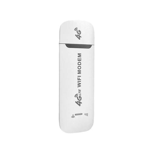 Tarjeta de Internet Inalámbrica 4G LTE Router WIFI Móvil para Automóvil (Gris Blanco)