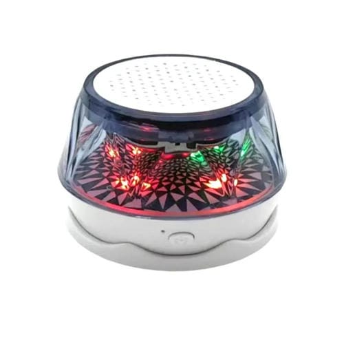 Mini Altavoz Portátil Inalámbrico Bluetooth con Luz de Ambiente RGB Magnética (Blanco)