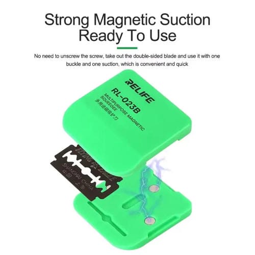 Multi-Purpose Magnetic Spatula Relife RL-023B LCD Screen Degumming and Glass Cleaning