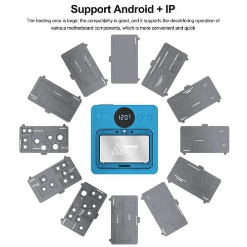 Kit de Plateforme de Chauffage Sunshine Ss-T12B 9 En 1 Réparation de Carte Mère Compatible avec iP7G-16PM et Android Universel