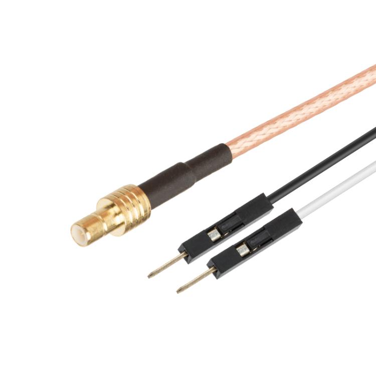 Cable Adaptador de Extensión de Prueba RF SMB Macho a Doble Dupont Macho RG316 0,3 m