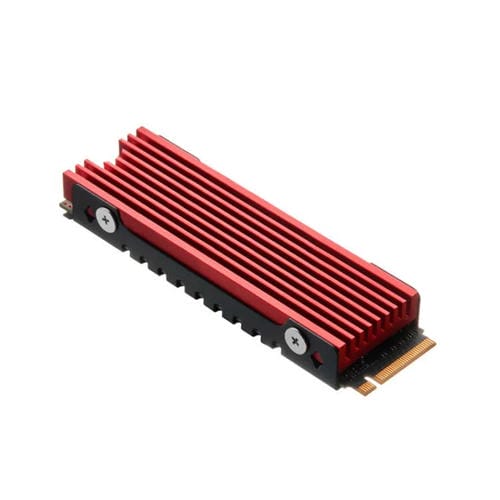 Disipador de Calor de Aluminio Finalcool para SSD Nvme M.2 2280 para PC de Escritorio PS5 (Rojo)