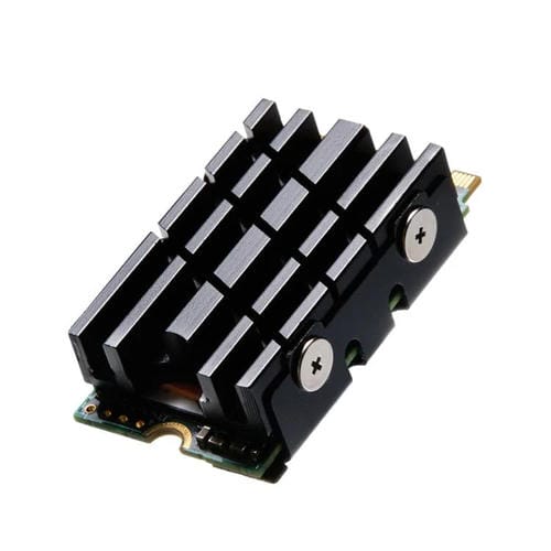 Disipador de Calor de Aluminio Finalcool para Unidad de Estado Sólido SSD M.2 2242 (Negro)
