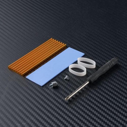 Disipador de Calor Finalcool para Unidad de Estado Sólido Nvme SSD M.2 2280 (Dorado)