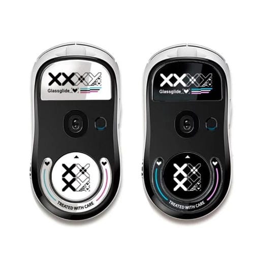 Pegatinas Antideslizantes Logitech GPW para Pies de Ratón de Cristal (Impresas en Negro)
