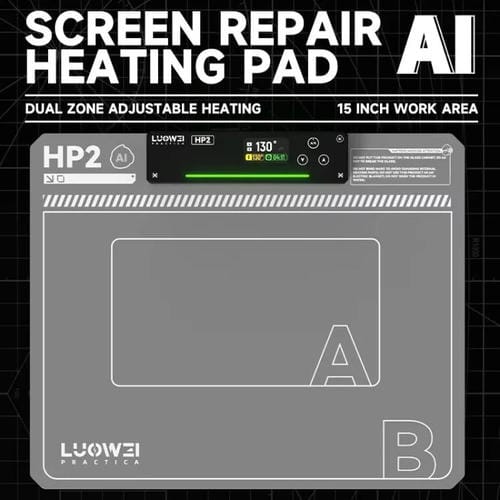 Heizplatte Luowei Hp2 Bildschirm Extraktion und Austausch von Telefon- und Tablet-Bildschirm, Konstante Temperatur, EU-Stecker