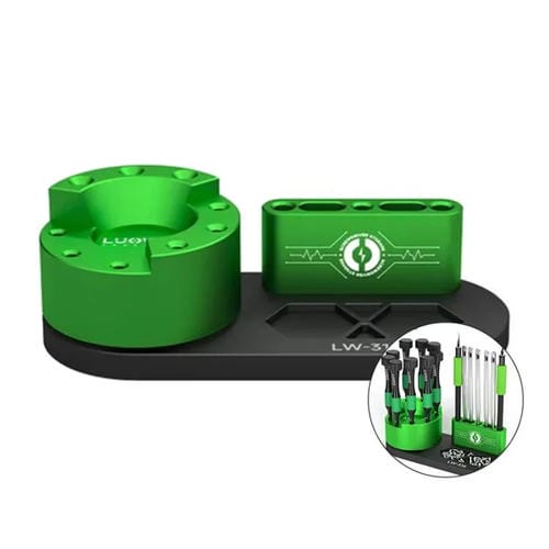 Werkzeugorganisator Luowei LW-316 Handyreparatur mit drehbarem Schraubendreherhalter