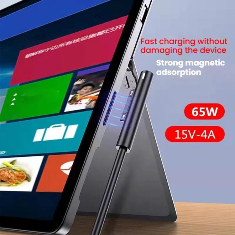 Cargador Rápido Microsoft Surface Laptop 65 W 15 V 4 A con Puerto USB-A 5 V 1 A Adaptador CA Enchufe Británico