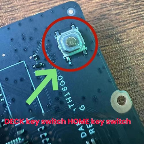 Botão Início Palm Steam Deck Interruptor de Movimento (Botão Início)