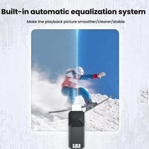 Minitransmisor de Vídeo HD Pway Dt258 Compatible con HDMI 120 M 1080P