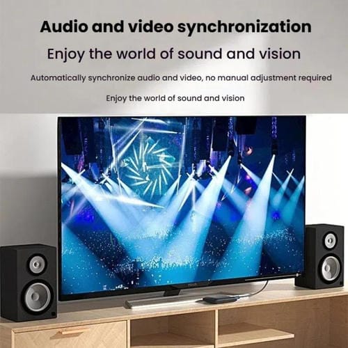 Cable HDMI VegGieg V2.0 4K60Hz conexión video para decodificador TV monitor proyección 1,5 m (Negro)