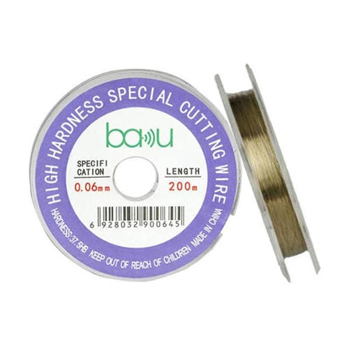 Bildschirm-Trenndraht aus Kohlenstoffstahl BAKU 0,06mm 200 m Reparatur von LCD-Bildschirmen von Smartphones und Tablets