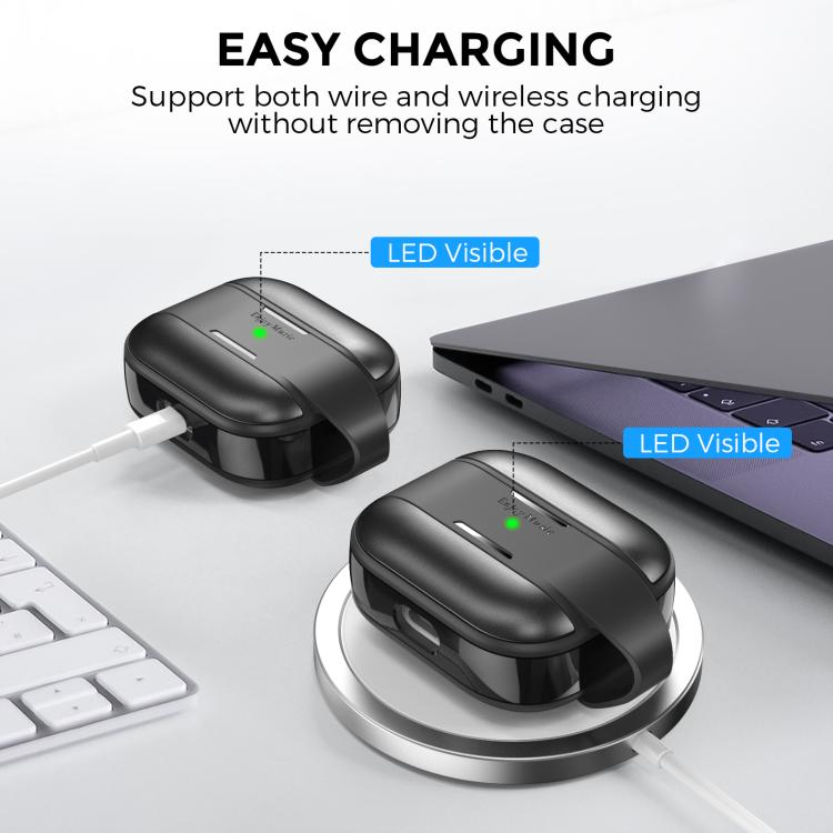 Funda protectora AhaStyle WG75-3 de TPU y aleación de aluminio resistente a arañazos para AirPods 3 (azul)