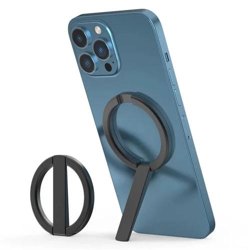 Soporte plegable portátil para teléfono con ventosa magnética AhaStyle WG74 MagSafe (negro)
