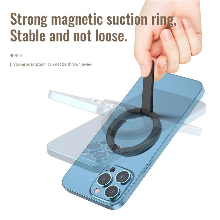 Soporte plegable portátil para teléfono con ventosa magnética AhaStyle WG74 MagSafe (plateado)
