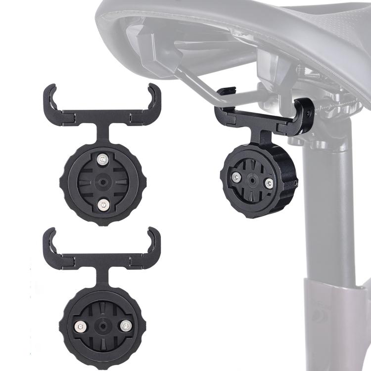 Soporte para sillín de bicicleta para AirTag y radar Garmin. Luces traseras Magene L508 iGPS SR30.