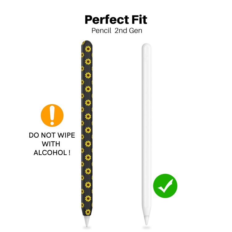 Funda protectora de silicona ligera AhaStyle PT65-SF para Apple Pencil Pro/2 (blanca)