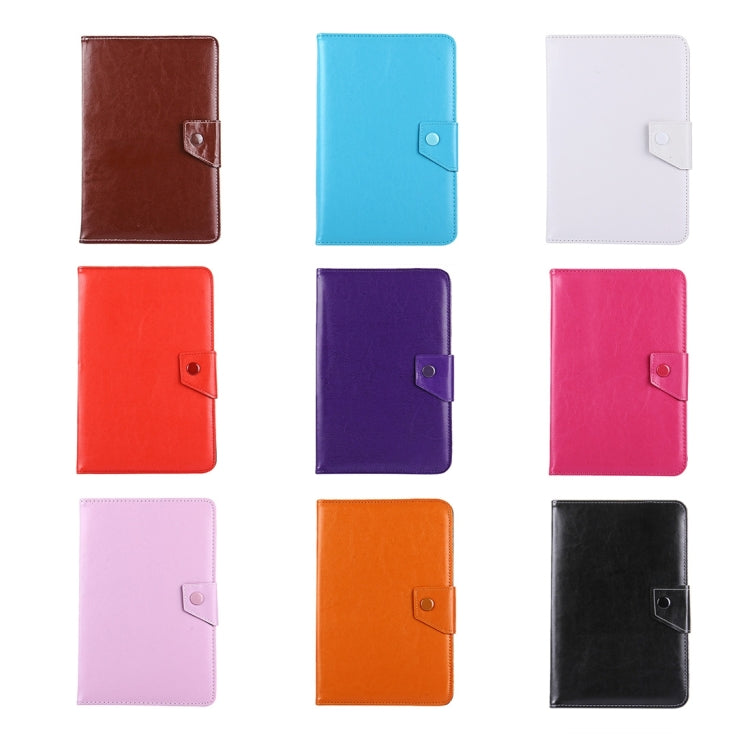 Funda de Cuero para Tabletas 9 Pulgadas con Textura Caballo Loco y Soporte para Onda V891W, Ramos I9S Pro, Win8, Colorfly I898W, I898A (Magenta)
