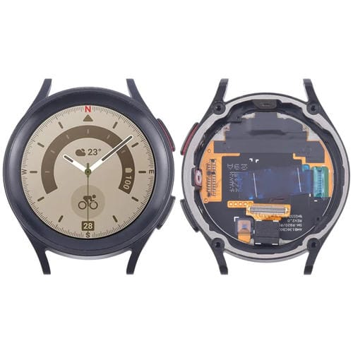 Ecrã LCD com Moldura Samsung Galaxy Watch 5 Pro 45mm SM-R920/R925 (Preto)