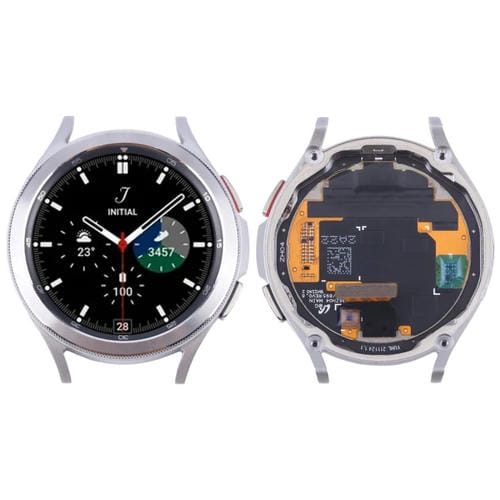 Ecrã LCD com Moldura Samsung Galaxy Watch 4 Classic 46mm SM-R890/R895 (Prateado)