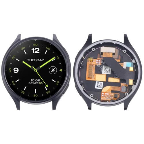 Vollbild Original Xiaomi Watch 2 mit Rahmen (Schwarz)