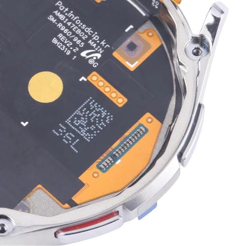 LCD-Bildschirm Samsung Galaxy Watch 6 Classic 47mm SM-R960/R965 mit Rahmen (Silber)
