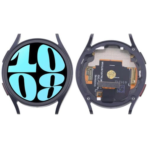 Écran complet Samsung Galaxy Watch6 40 mm SM-R930/R935 avec cadre (Noir)