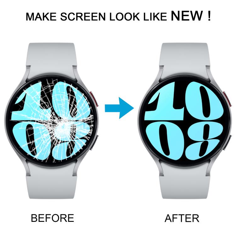 Schermo intero Samsung Galaxy Watch6 44 mm SM-R940/R945 con cornice (Nero)