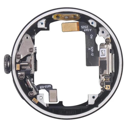 Para Google Pixel Watch 2 2023 G4TSL GC3G8 GD2WG, marco central, placa de bisel con corona, eje giratorio, cable flexible