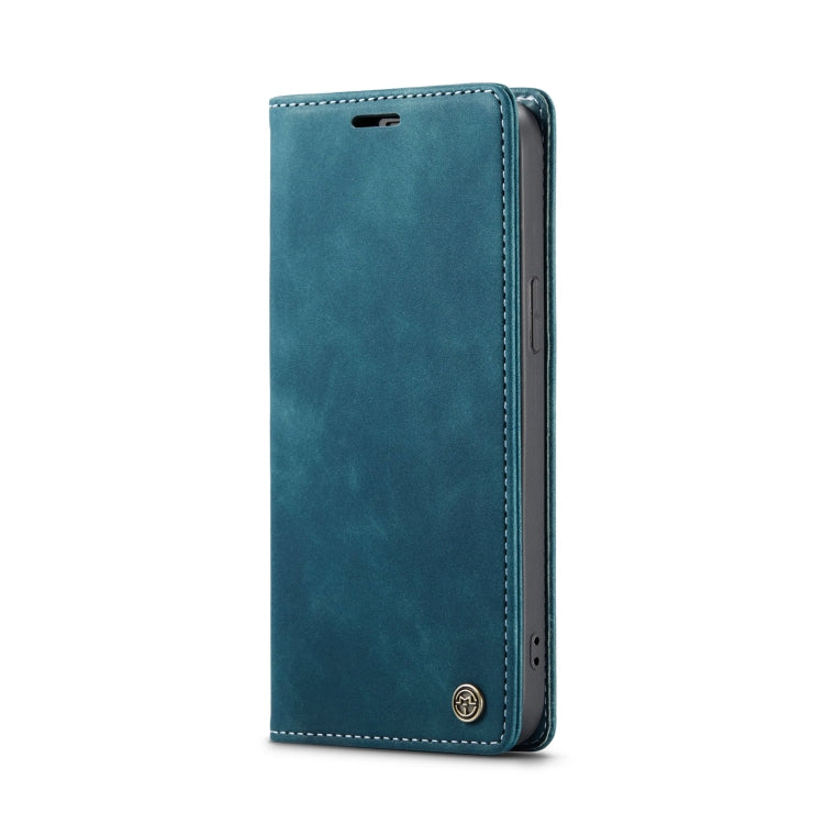 Para iPhone 15 Caseme 013 Funda para Teléfono de Cuero con Tapa Horizontal Multifuncional (Azul) - MOVILSTORE