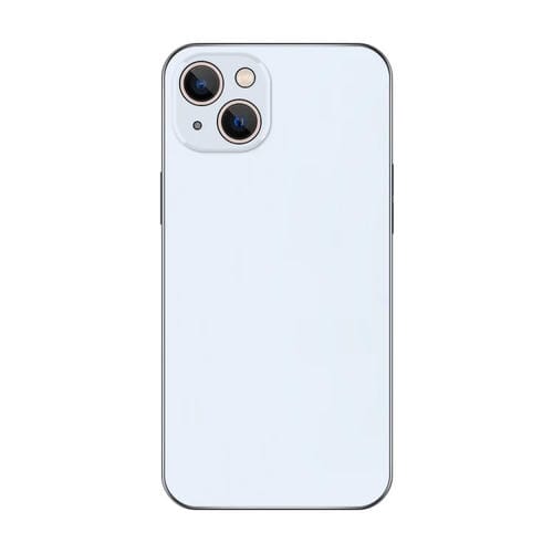 Para iPhone 15 Estuche para Teléfono Esmerilado Ag con Galvanoplastia (Blanco) - MOVILSTORE