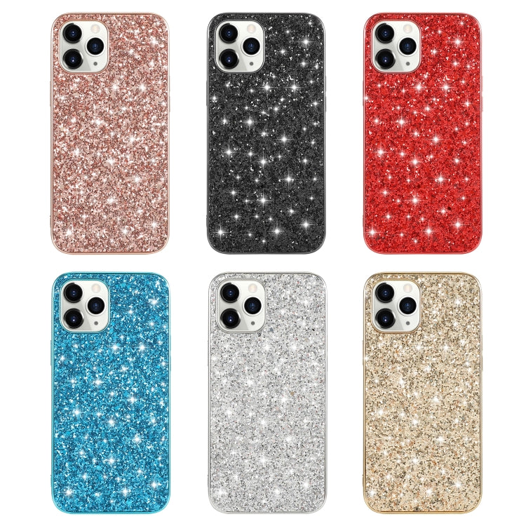 Para iPhone 15 Funda para Teléfono TPU con Purpurina En Polvo (Oro Rosa) - MOVILSTORE