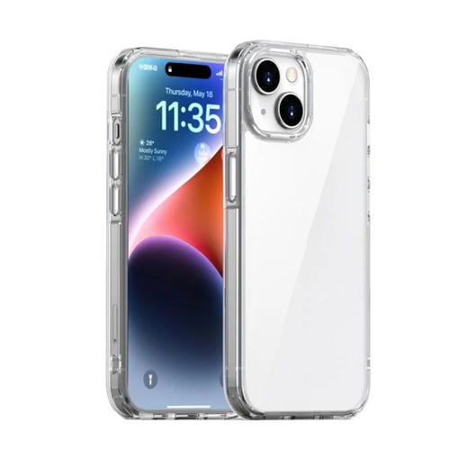 Para iPhone 15 Ipaky Aurora Series Funda Protectora para Teléfono PC + TPU a Prueba de Golpes (Transparente) - MOVILSTORE
