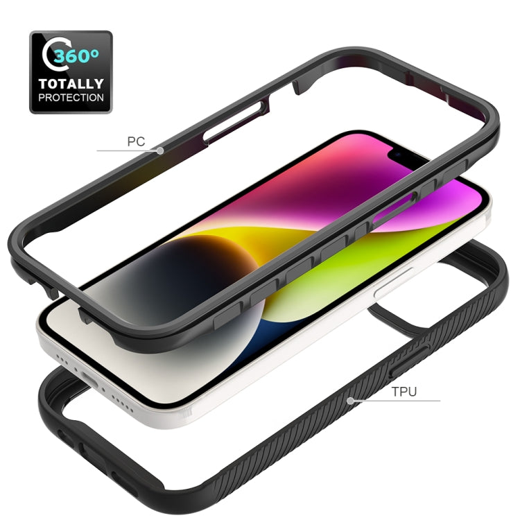 Para iPhone 15 Starry Sky Funda para Teléfono de PC Transparente de TPU a Prueba de Golpes de Color Sólido (Azul Oscuro) - MOVILSTORE